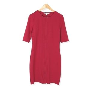 Diane Von Furstenberg Zipper Front Bodycon Dress